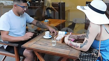 sex my slutty stepmother brings a guy from a nearby bar and makes him put a huge cock in her ass hd